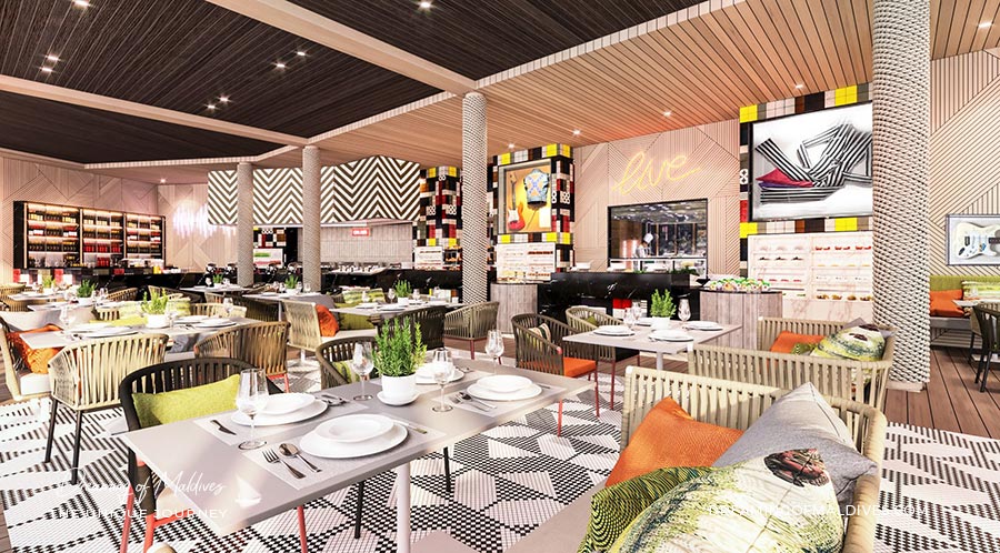 hard rock hotel Maldives Session restaurant