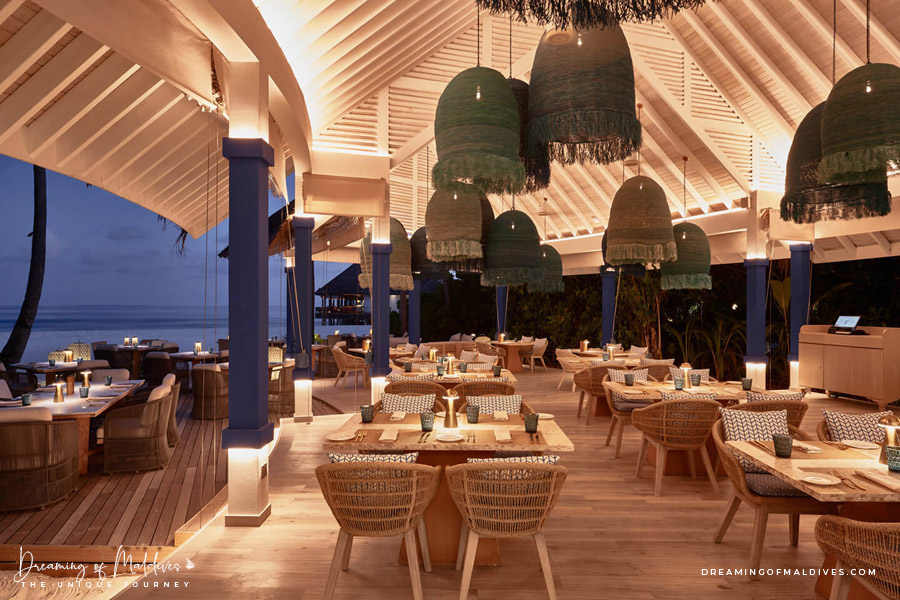 Seaside Finolhu new design restaurants Arabian grill