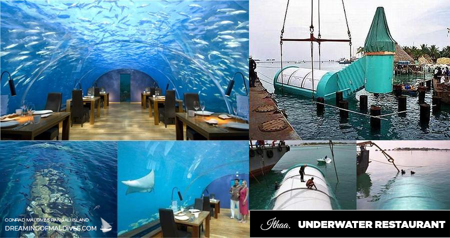 ITHAA underwater restaurant construction