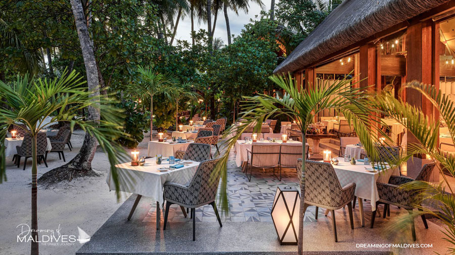 Bellinis restaurant at Joali