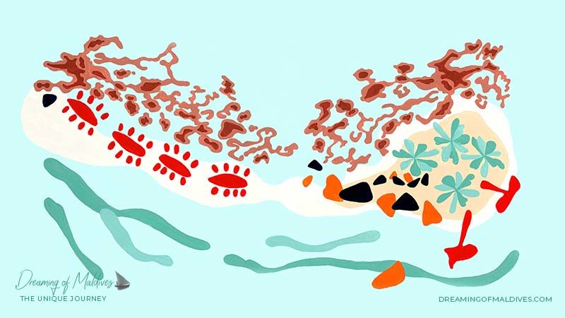 Joali Maldives Resort Art Map