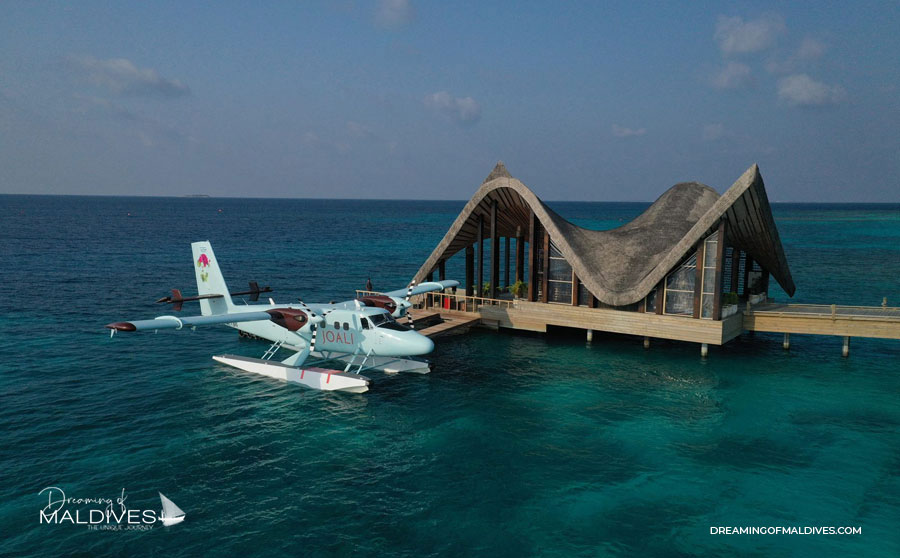 Joali Maldives transfer seaplane