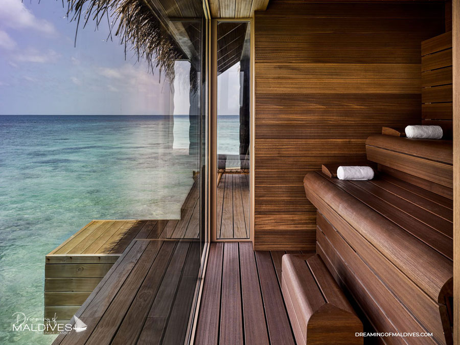 Joali Maldives spa The sauna overwater