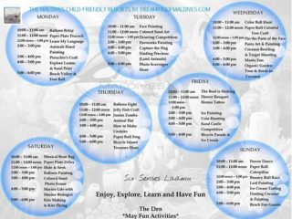 The Den Fun Activities Kids Club Program Six Senses Laamu Maldives