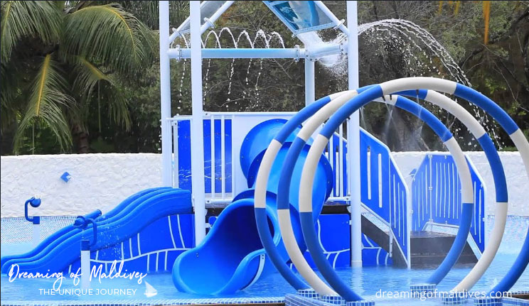 THE KIDS CLUB WATER SLIDE AT HOLIDAY INN KANDOOMA