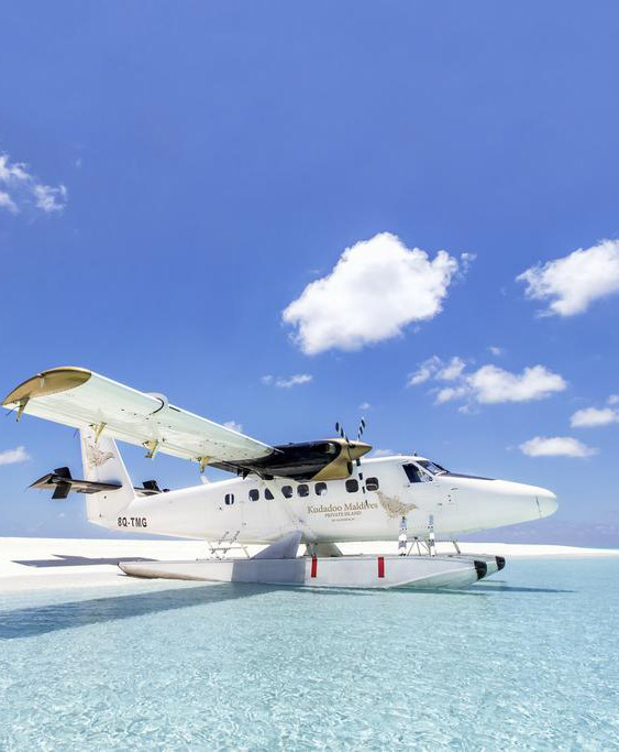 Kudadoo Private Island private seaplane maldives