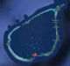 Laamu Atoll surfing map breaks Yin Yang, Machine, Refugee's surf