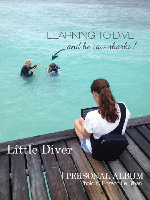 Diving lesson kids maldives
