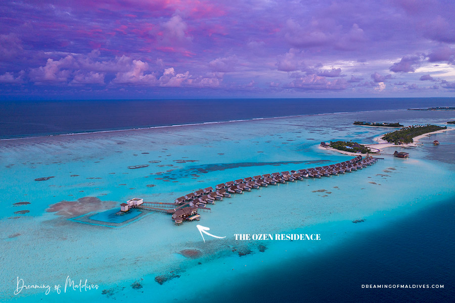 location OZEN Residence OZEN Life Maadhoo aerial view