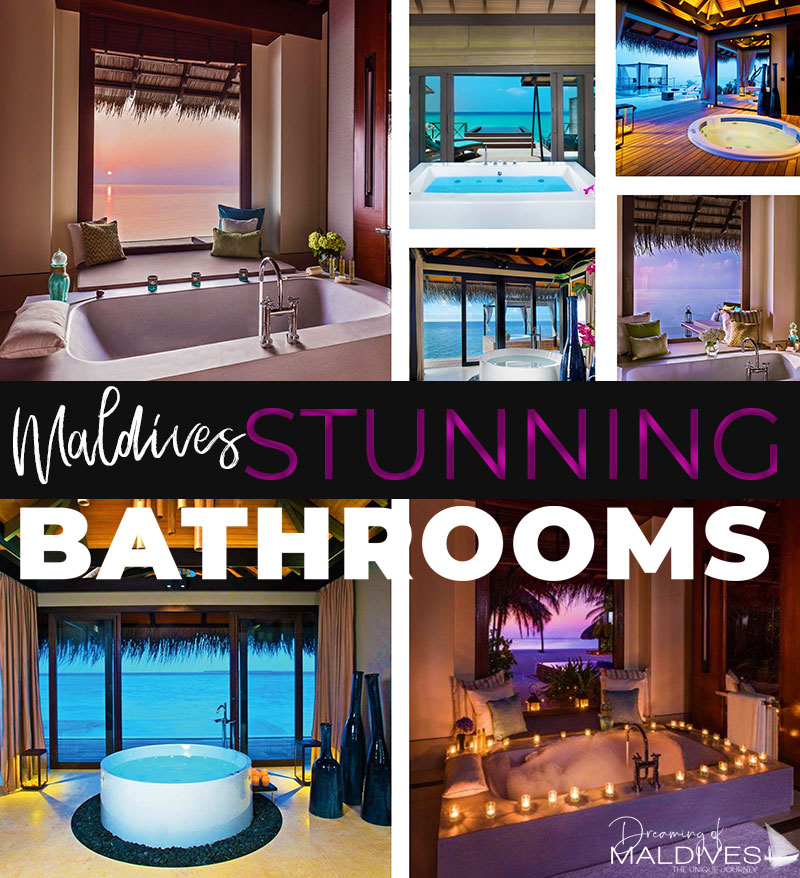 The best and most Maldives beautiful bathrooms