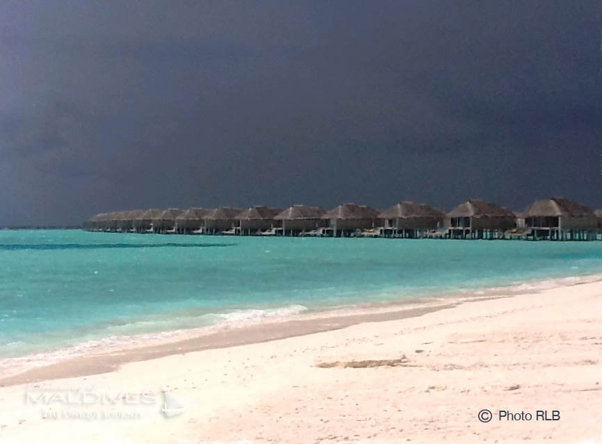 Maldives Storm is coming with strong rain and winds