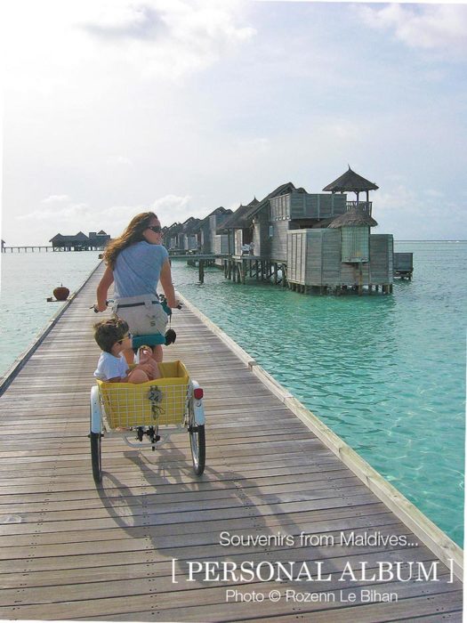 A very cool Bike ride at Gili Lankanfushi Maldives!