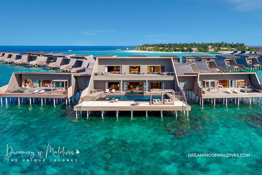 Maldives largest water villa The John Jacob Astor Estate at St Regis Vommuli