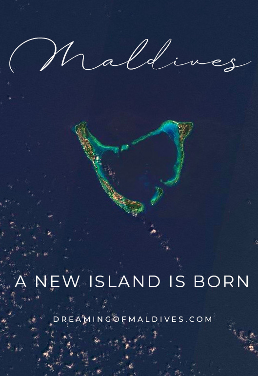 Maldives, a new island is born