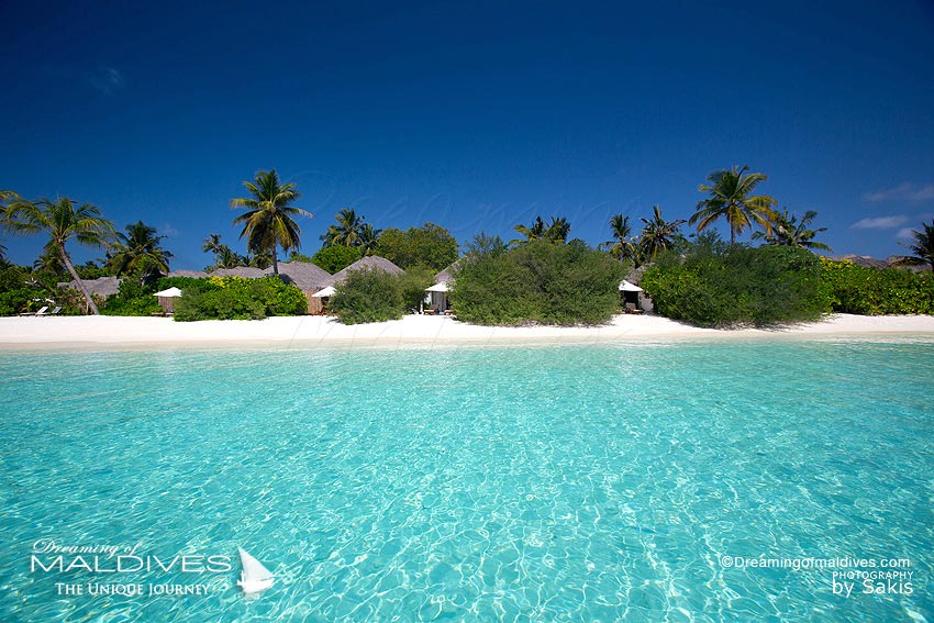 Paradise Beach of The Maldives Islands