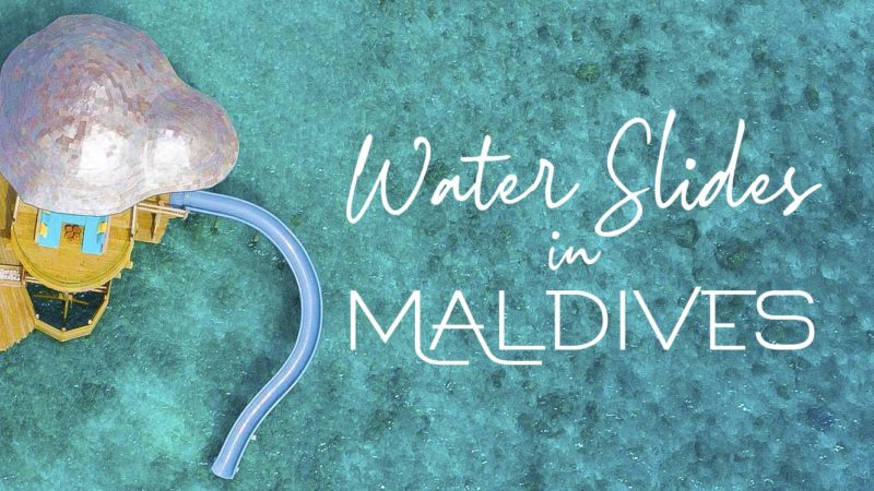 maldives resorts with water slides