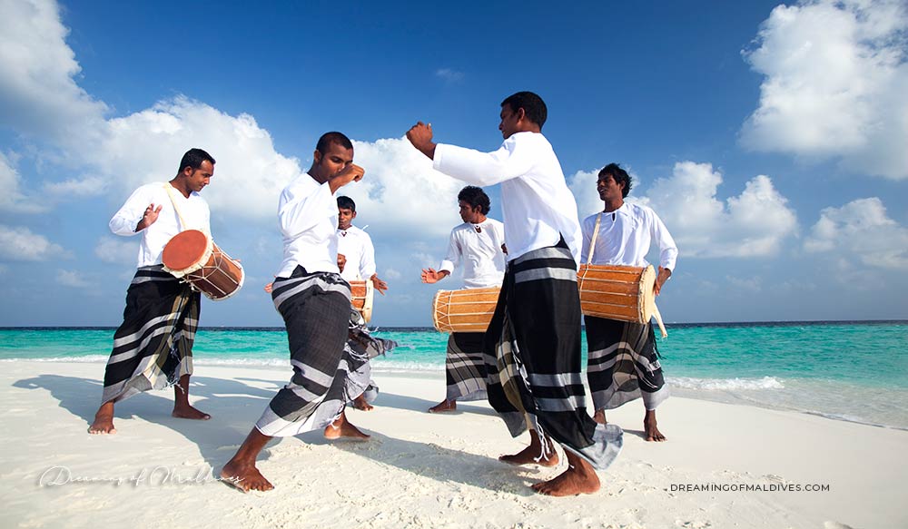 Maldivian striped sarong
