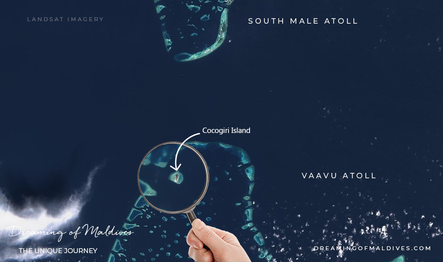 Cocogiri island location Vaavu Atoll