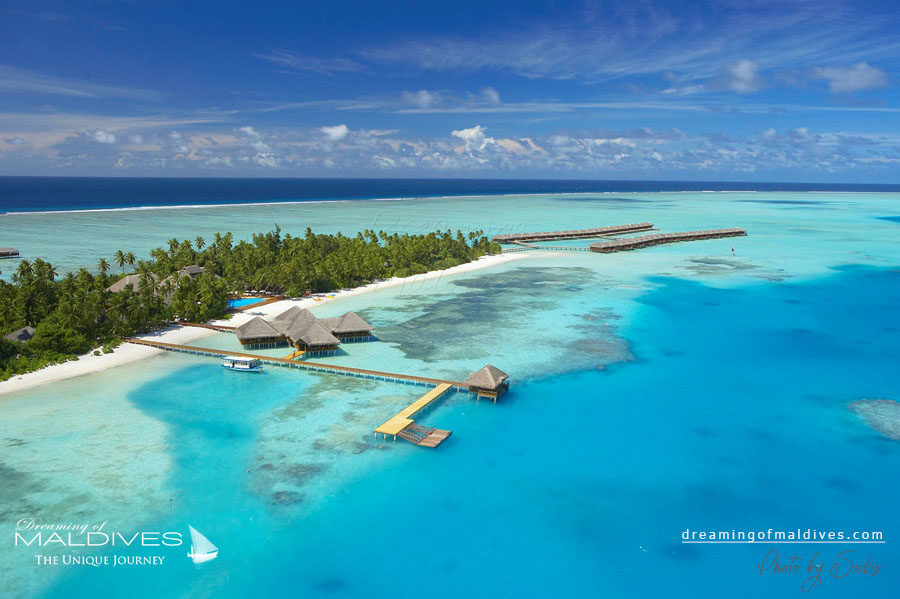 Medhufushi Maldives Resort Aerial Photo