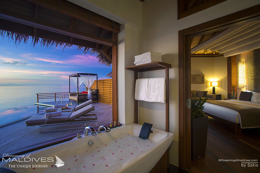 beautiful Hotel Bathroom at BAROS MALDIVES
