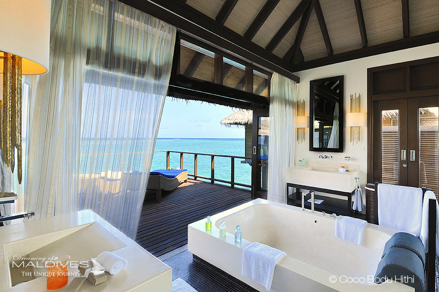 beautiful Hotel Bathroom at COCO BODU HITHI