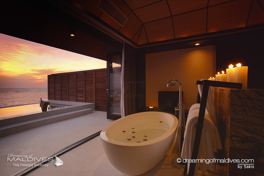 beautiful Hotel Bathroom at LILY BEACH