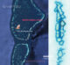 North Male Atoll, Coco de Mer Maldives scheduled to open in 2027. Location new island map