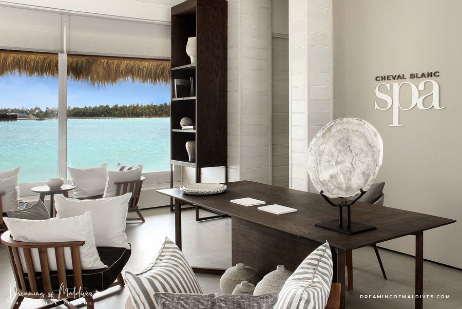 Spa Interior Design and Objects by Dennniston cheval blanc randheli