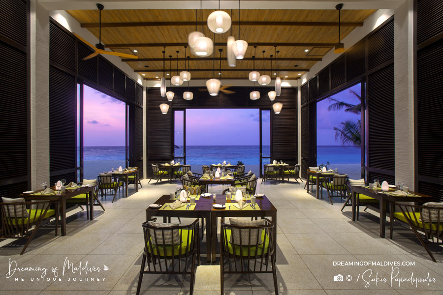 OBLU Sangeli all inclusive plan Restaurant The Courtyard