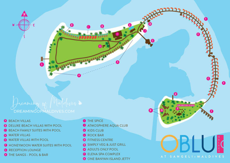 OBLU Select at Sangeli Resort Map