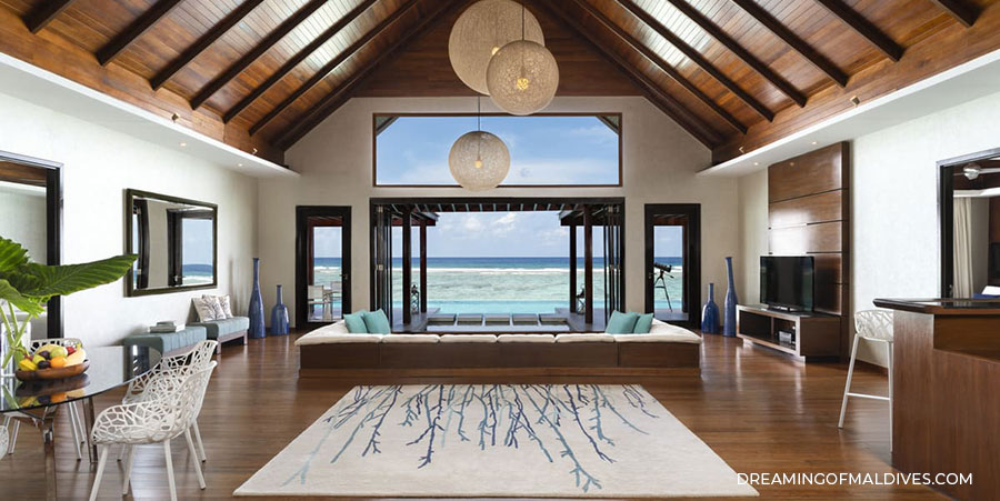 Review Two-Bedroom Ocean Pavilion with Pool Living-Room