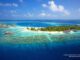review snorkeling Huvafen Fushi maldives aerial house reefs