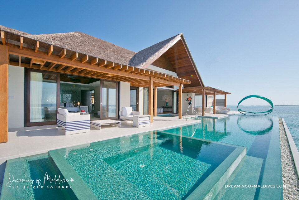 Review water villa Niyama maldives best overwater villa Two-Bedroom Over Water Pavilions