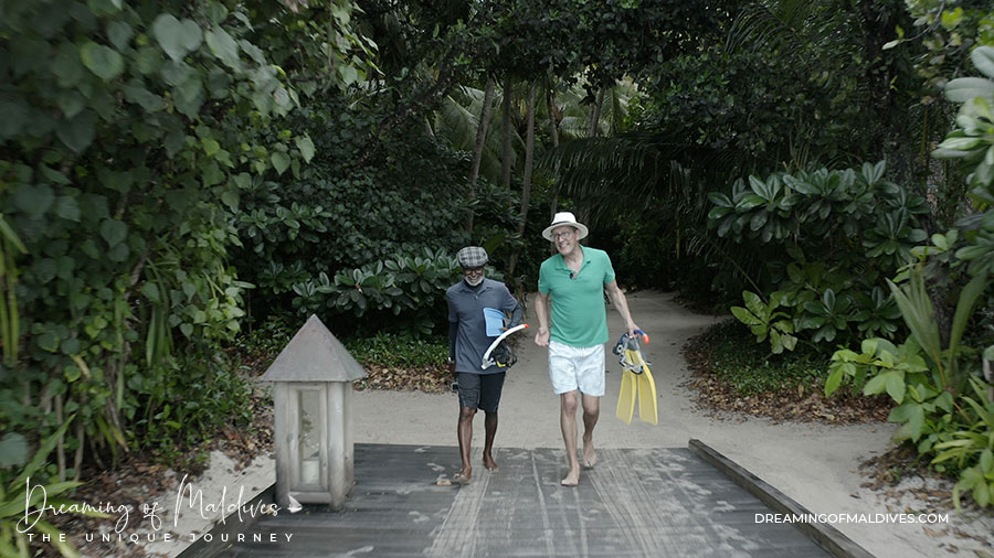 Quest on its way to live another Maldives Dream : Snorkeling.
