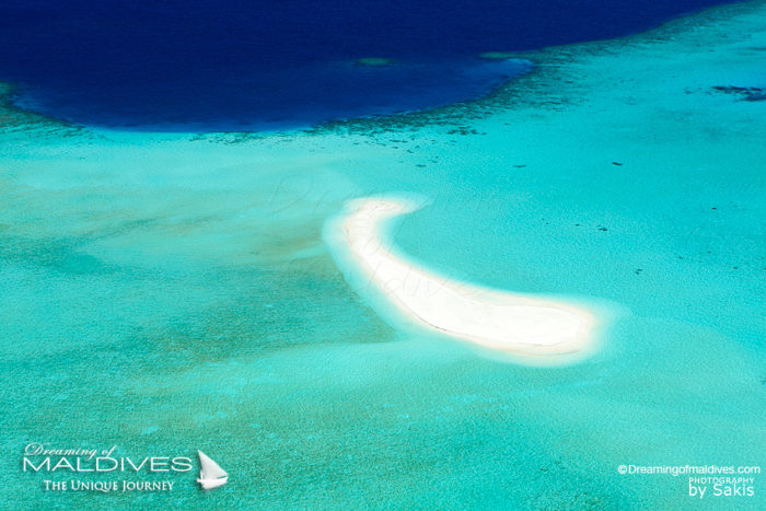 From a Sandbank to an island. Birth of an Island in Maldives