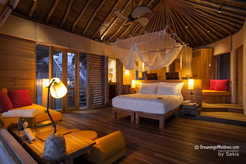 six senses laamu villa interior