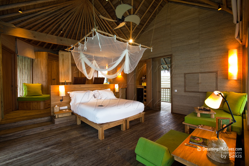 six senses laamu villa interior