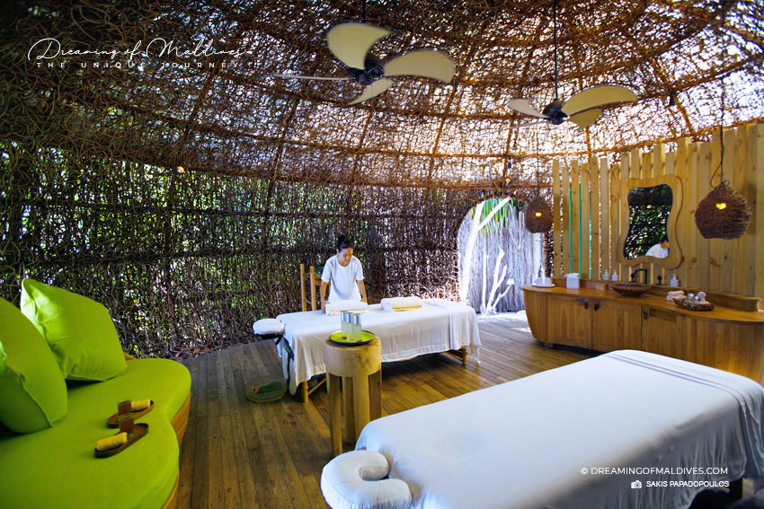 Six Senses Laamu Spa treetop treatment nest Maldives