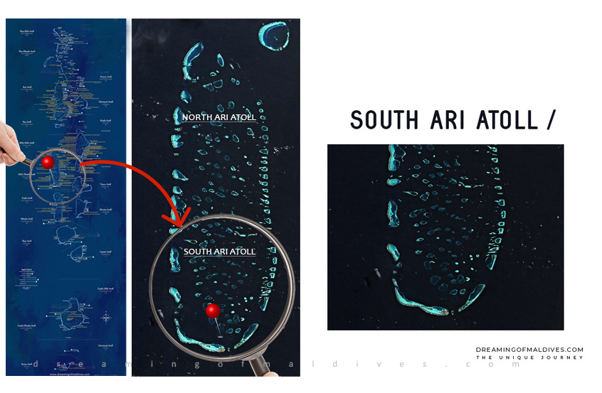 south ari atoll best atoll for whale shark spotting atoll map