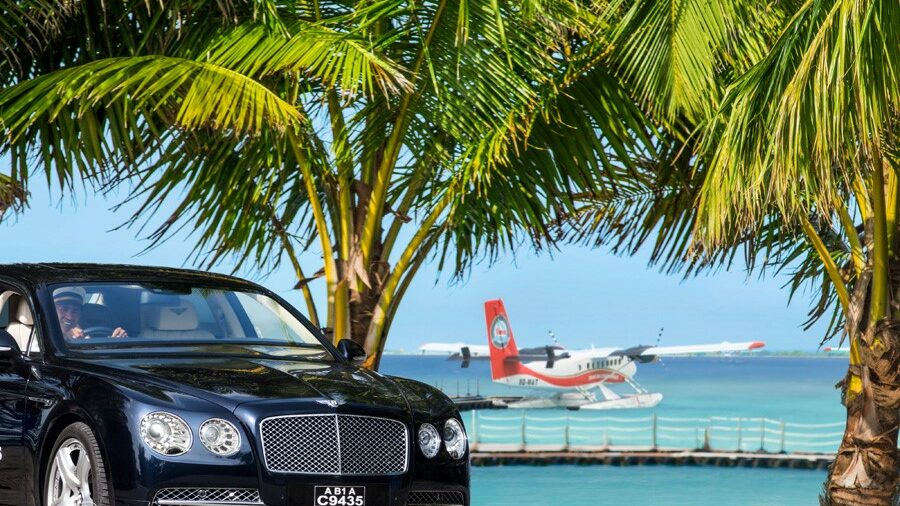 The St. Regis Maldives Vommuli Resort Bentley service airport transfer