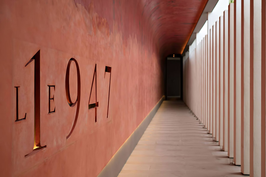 The 1947 gastronomic restaurant at Cheval Blanc Randheli