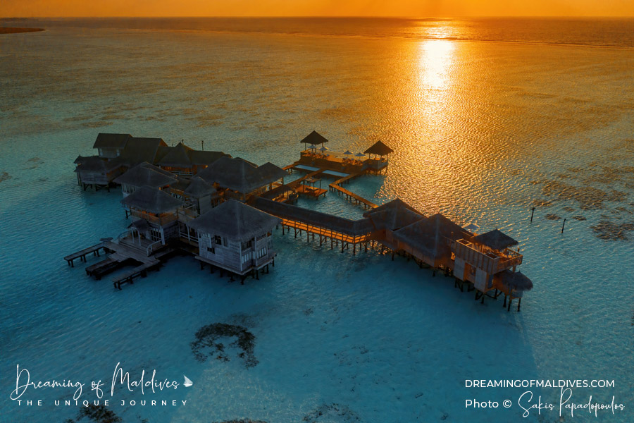 Sunset view from The Private Reserve, aerial view