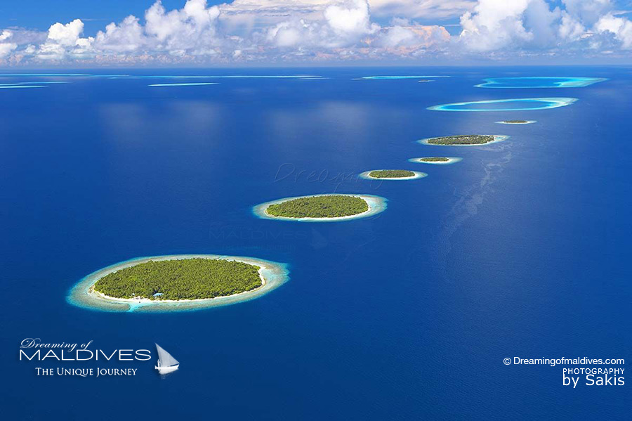 Maldives Go on a seaplane for a photo flight