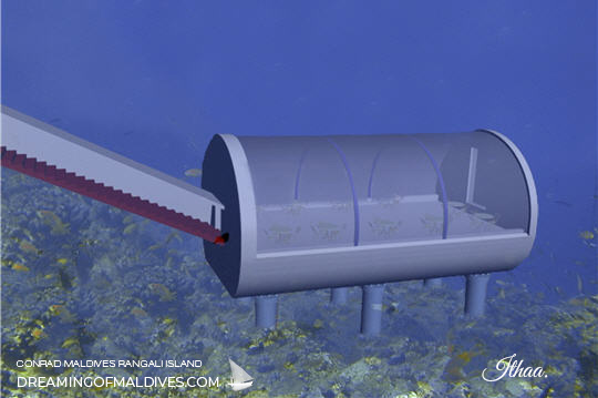 ITHAA underwater restaurant maldives conrad