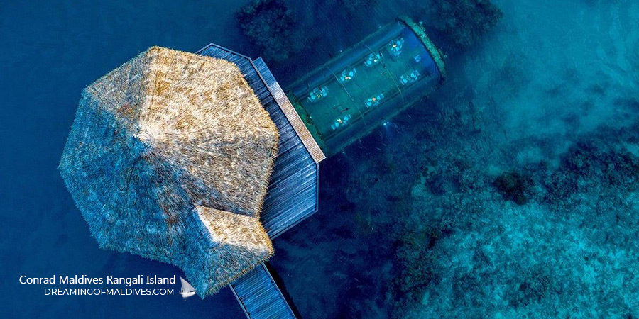 Aerial view of The Muraka Underwater Residence
