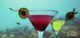 cocktails at Underwater Night-Club Subsix at Niyama Maldives