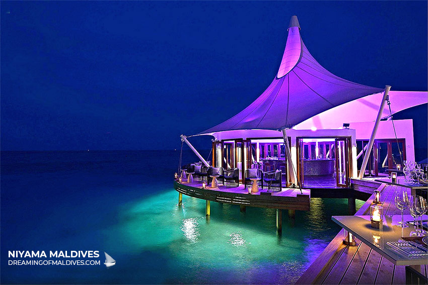 The View at EDGE Bar and Restaurant located above the sea and Subsix