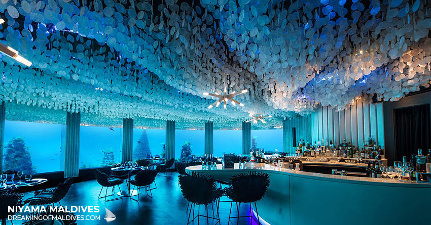 Subsix is Decorated around the sea theme, everything reflects the ocean.