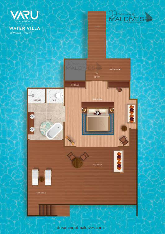 Varu by Atmosphere Water Villa Floor Plan