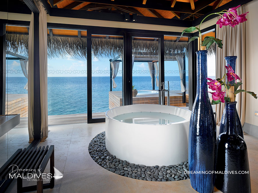 beautiful bathroom hotel maldives - velaa private island Ocean Pool House